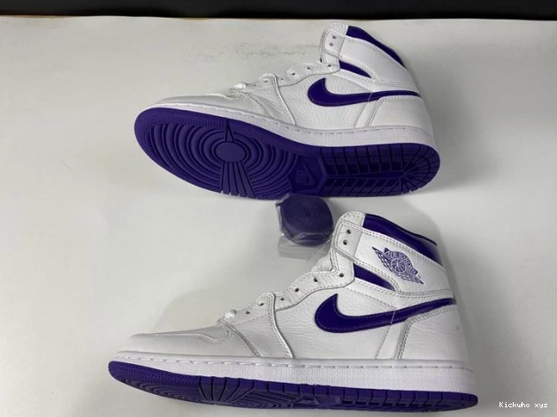 RETRO JORDAN 1 AIR HIGH CD0461-151 PURPLE COURT 0823